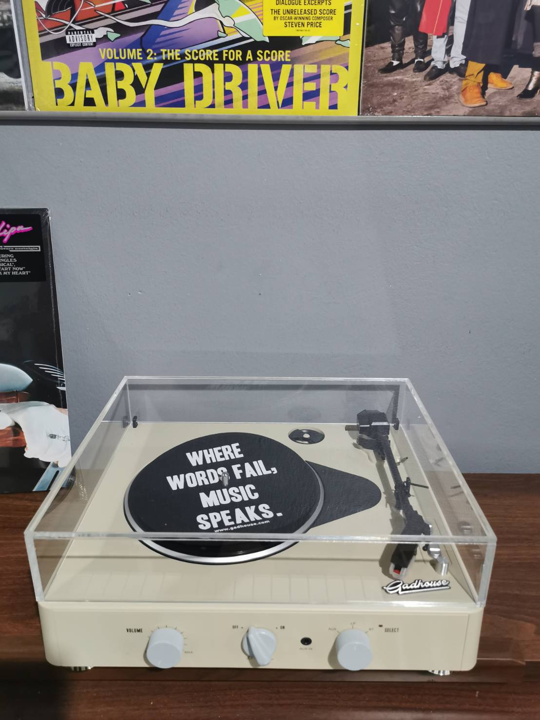 ฝาครอบเครื่องเล่นแผ่นเสียง Gadhouse รุ่น Brad เเบบฝาใส arcylic