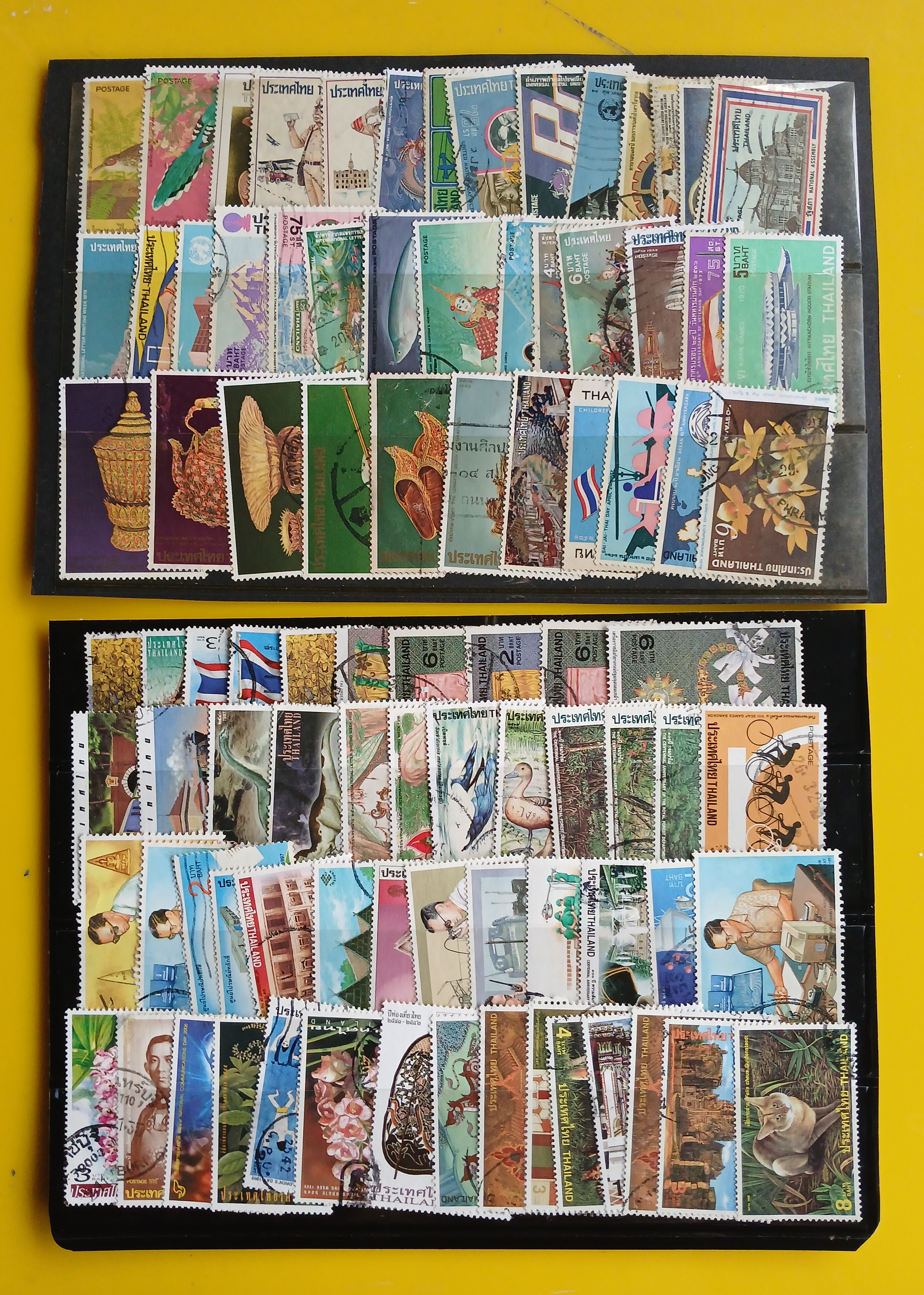 แสตมป์ไทยใช้แล้ว ส่งพร้อมเม้าท์ 220 ดวง