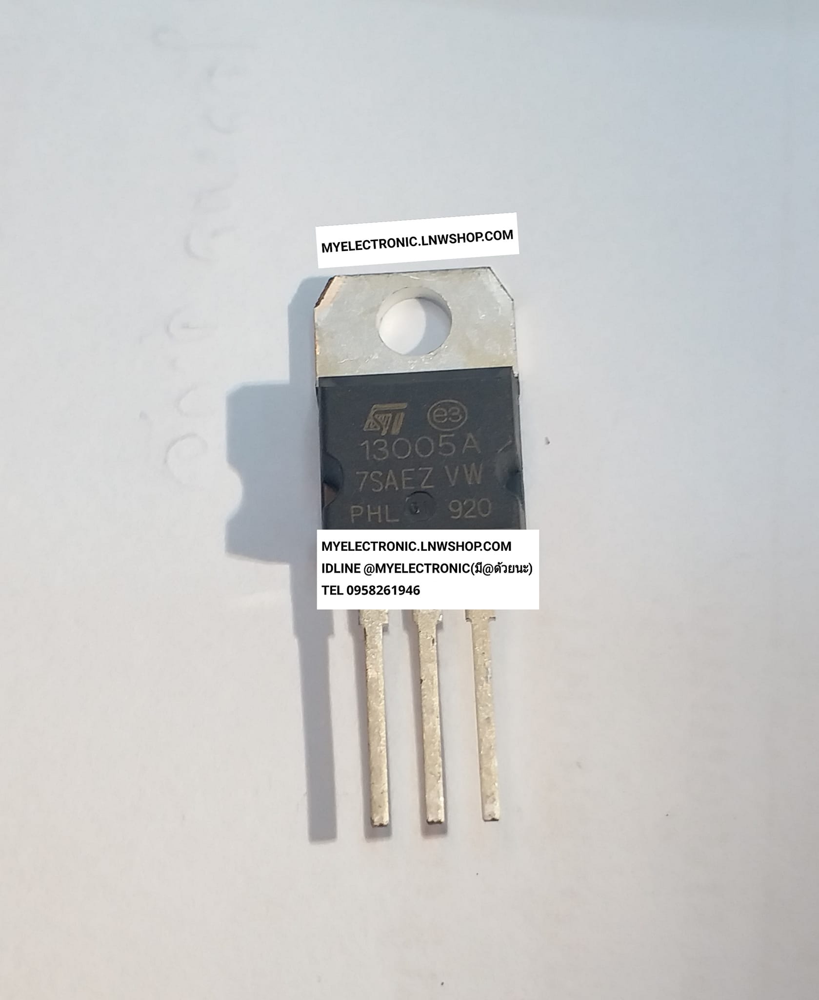 ขาย ST13005A ตัวถัง TO-220 ทรานซิสเตอร์ TRANSISTOR ยี่ห้อ ST SGS-THOMSAN ST13005 A ราคา ตัวละ . . . . หน่วย บาท