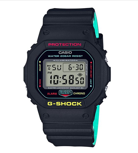 Casio G-SHOCK Limited Breezy Rasta color series รุ่น DW-5600CMB-1
