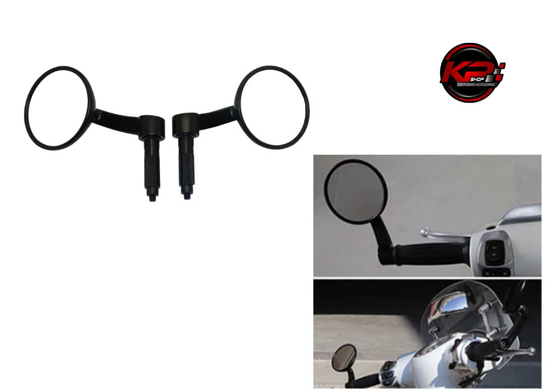 กระจกปลายแฮนด์ ทรงกลม