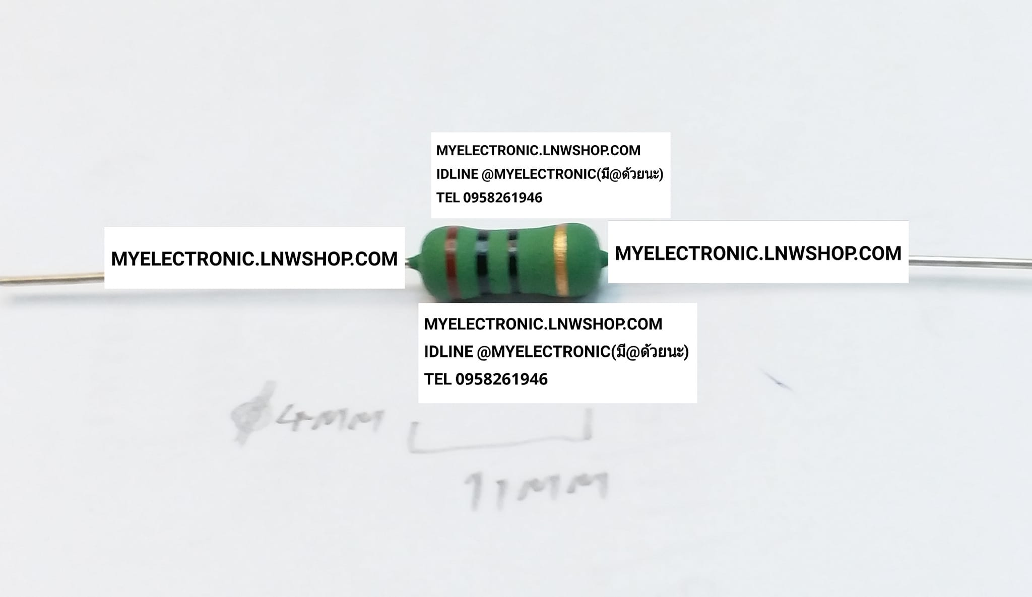 ขาย 1โอห์ม1W ตัวต้านทาน 1ohm1w RESISTOR ไววาว ทนความร้อน 1โอห์ม 1 OHM 1WATT WIRWOULD 1โอห์ม1WATT ตัวต้านทานหนึ่งวัตต์ ทนความร้อน 1ohm1WATT RESISTOR ไววาว ทนความร้อน ยี่ห้อ ราคา ตัวละ . . . หน่วย บาท