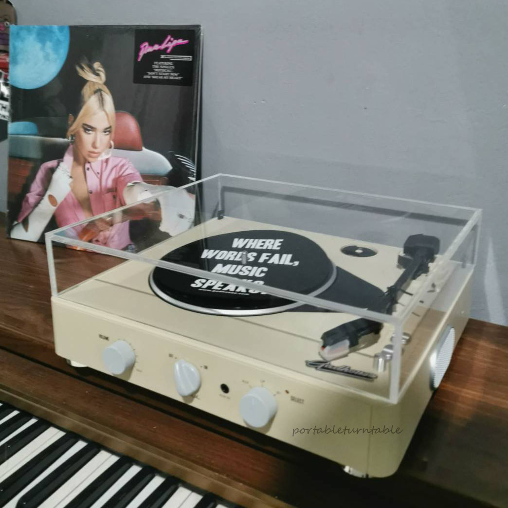 ฝาครอบเครื่องเล่นแผ่นเสียง Gadhouse รุ่น Brad เเบบฝาใส arcylic