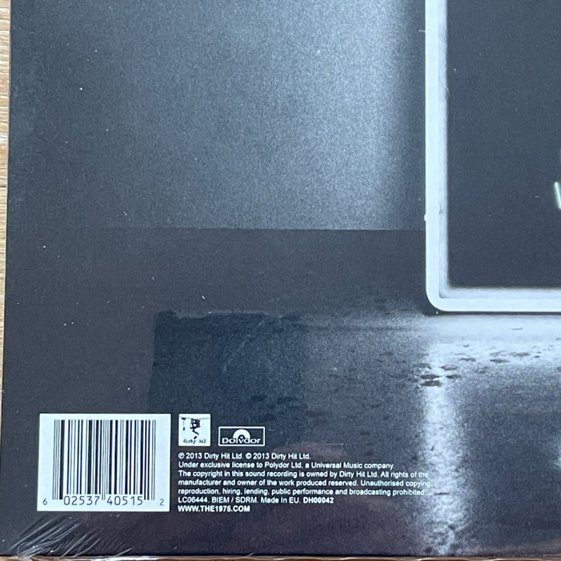 แผ่นเสียง The 1975 อัลบั้ม THE 1975 * Clear vinyl ,2 LP, Album, Gatefold EU มือหนึ่ง ซีล