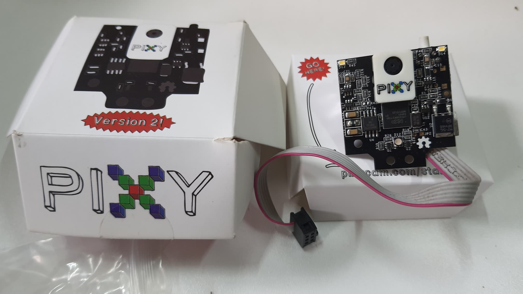 Pixy2 โมดูลกล้องตรวจจับสีและภาพระยะไกลแบบฉลาด/Pixy/camera