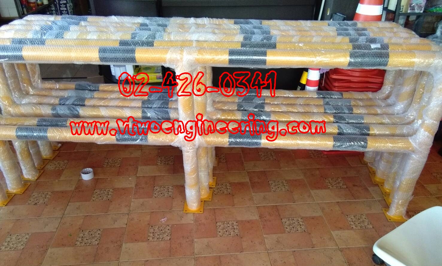 ราวเหล็กกันชน / crash protection barriers No.7
