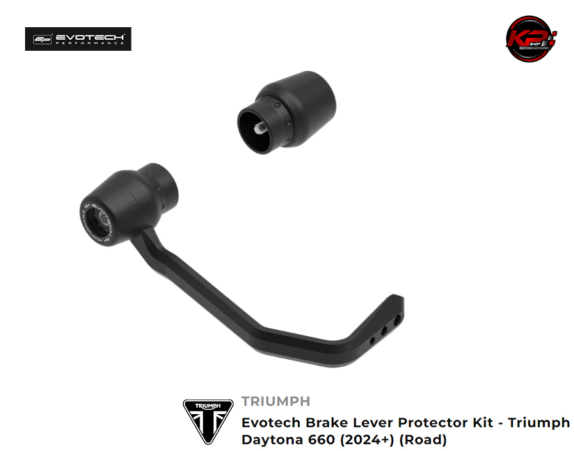 การ์ดเบรค Evotech Brake Lever Protector Kit FOR TRIUMPH DAYTONA 660