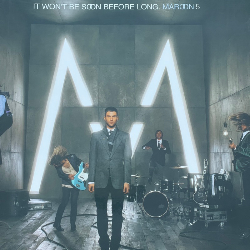 แผ่นเสียง Maroon 5 : It won't be soon before long ,Vinyl , LP, Album, Reissue, Gatefold มือหนึ่ง ซีล