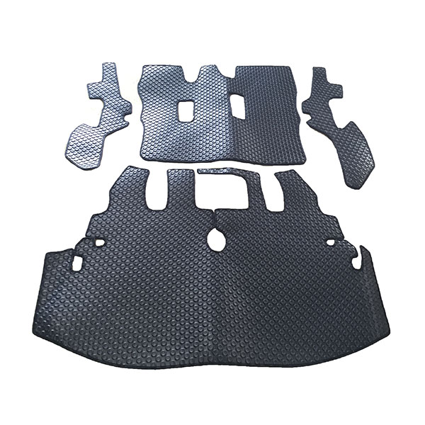 พรมปูพื้นเข้ารูป 100% ลายกระดุม สำหรับรถ รุ่น HONDA BR-V 2016