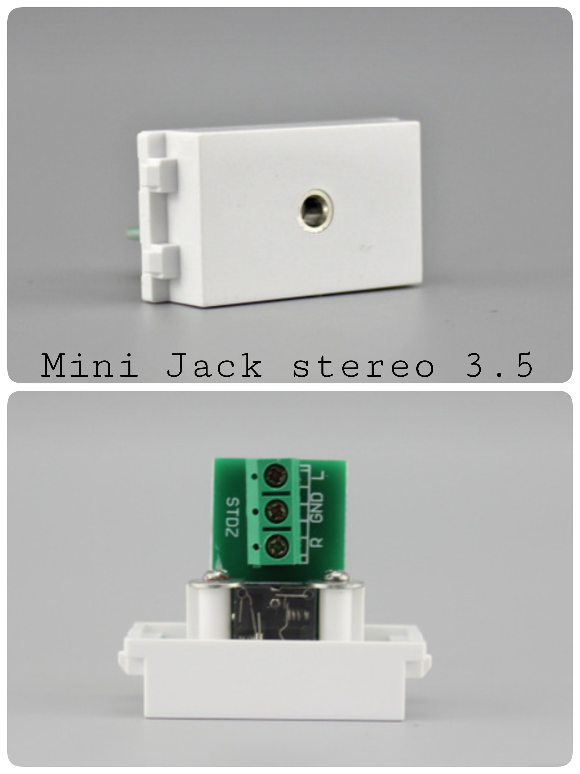 หน้ากาก Mini Jack 3.5mm. รุ่น MJSW