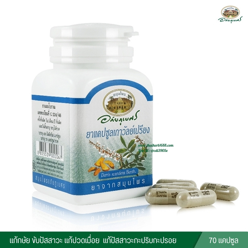 แคปซูลเถาวัลย์เปรียง อภัยภูเบศร