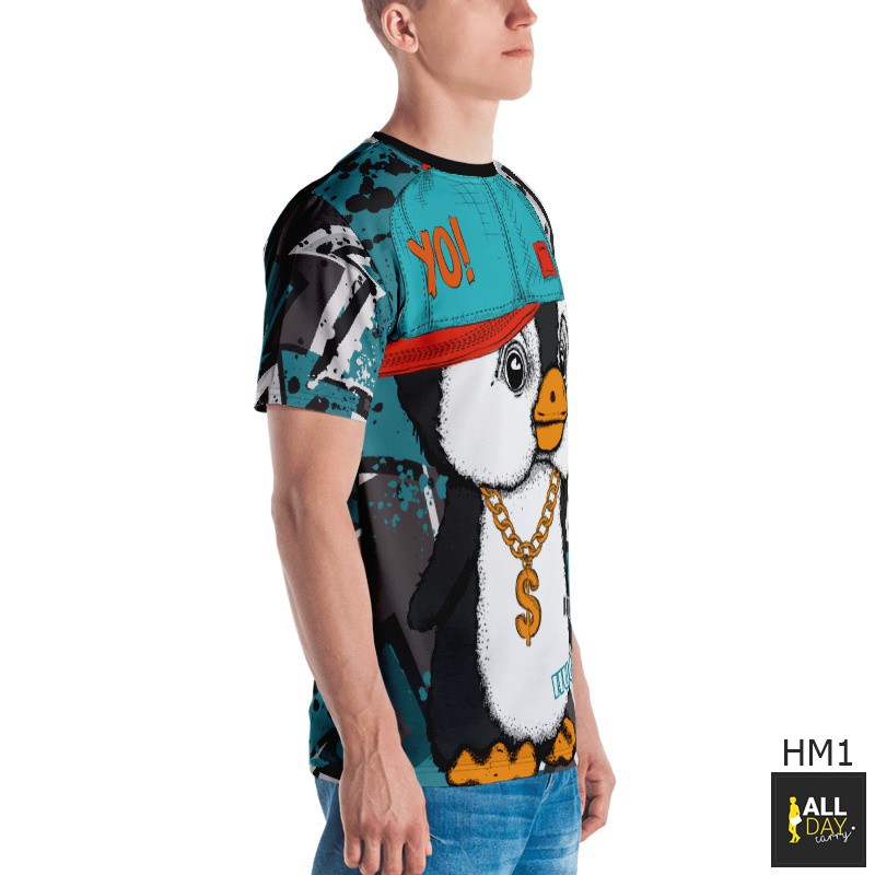 ✅ ลดล้างสต๊อค (HM1 เพนกวิน) เสื้อ oversize เสื้อยืดหลวมๆ T-Shirt เสื้อพิมพ์ลาย เสื้อตัวใหญ่ L XL 2XL 3XL สวยมาก แฟชั่น