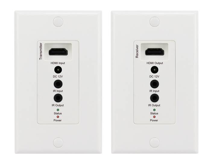 HDMI WALL PLATE EXTENDER 60M (POE) (คู่ละ)