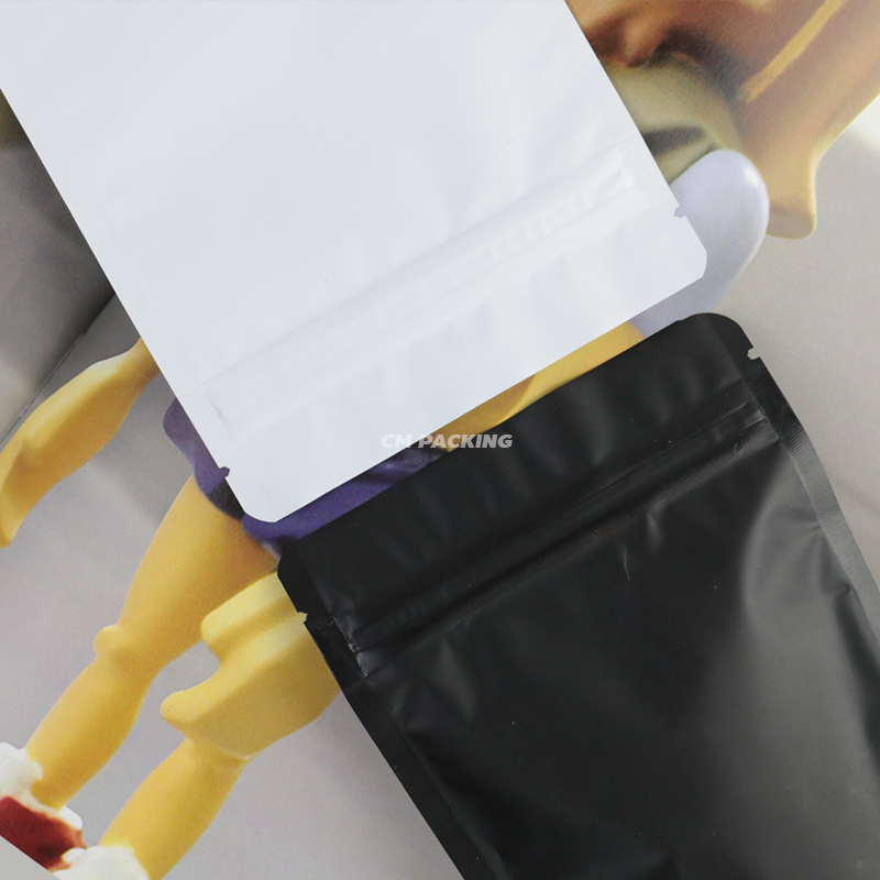 (50ใบ) ถุงซิป อลูมิเนียมฟอยล์ ทึบแสง เก็บกลิ่น เนื้อด้าน หนาพิเศษ