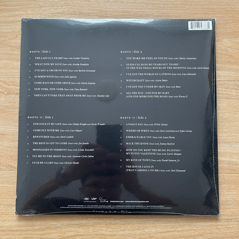 แผ่นเสียง Frank Sinatra - Duets (Twentieth Anniversary) ,Vinyl, LP, Album, Reissue, มือหนึ่ง ซีล