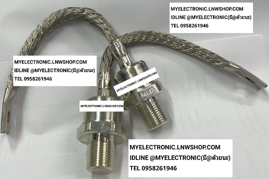 ขาย 240U120D ไดโอด320A1200V เกลียวM16 ไดโอดลูกศรชี้ลง เส้นผ่านศูนย์กลางน็อตอ้วน16มม.DIODE 320A1200V ยี่ห้อ VISHAY ของแท้ ราคา ตัวละ . . . . . หน่วย บาท