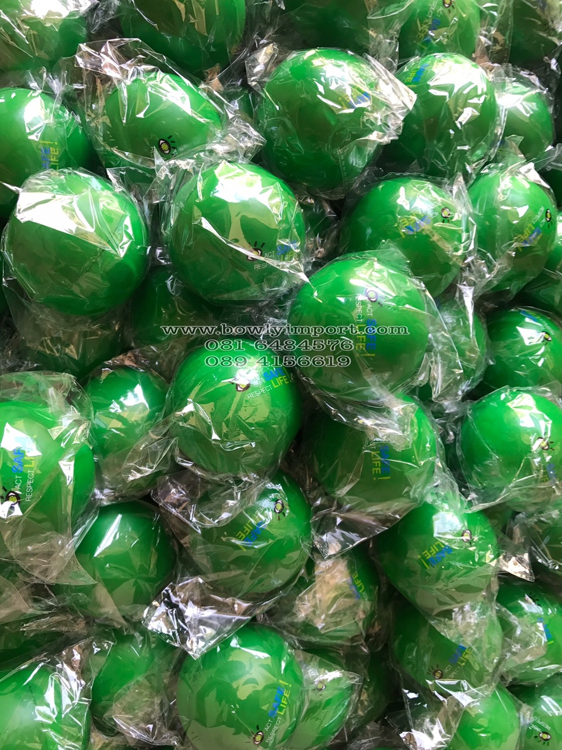 ผลิตลูกบอลบีบ บริหารมือ พร้อมโลโก้