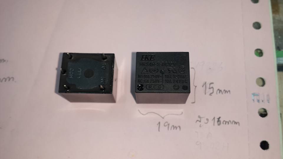 HRS4H-S-DC12V-C RELAYรีเลย์ HKE 5ขารีเลย์12V5ขาราคาตัวละ