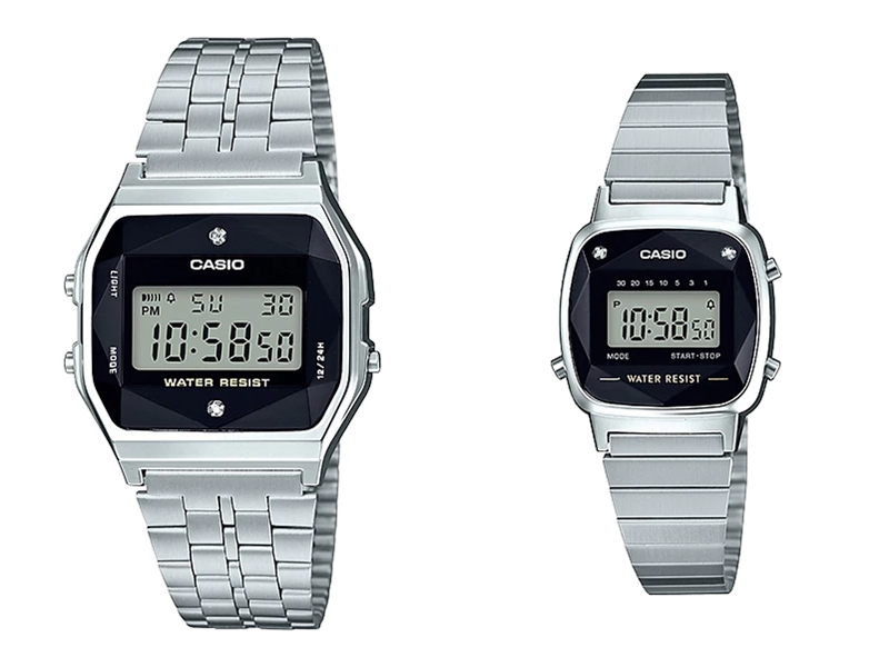 นาฬิกาคู่รัก A159WAD-1 & LA670WAD-1