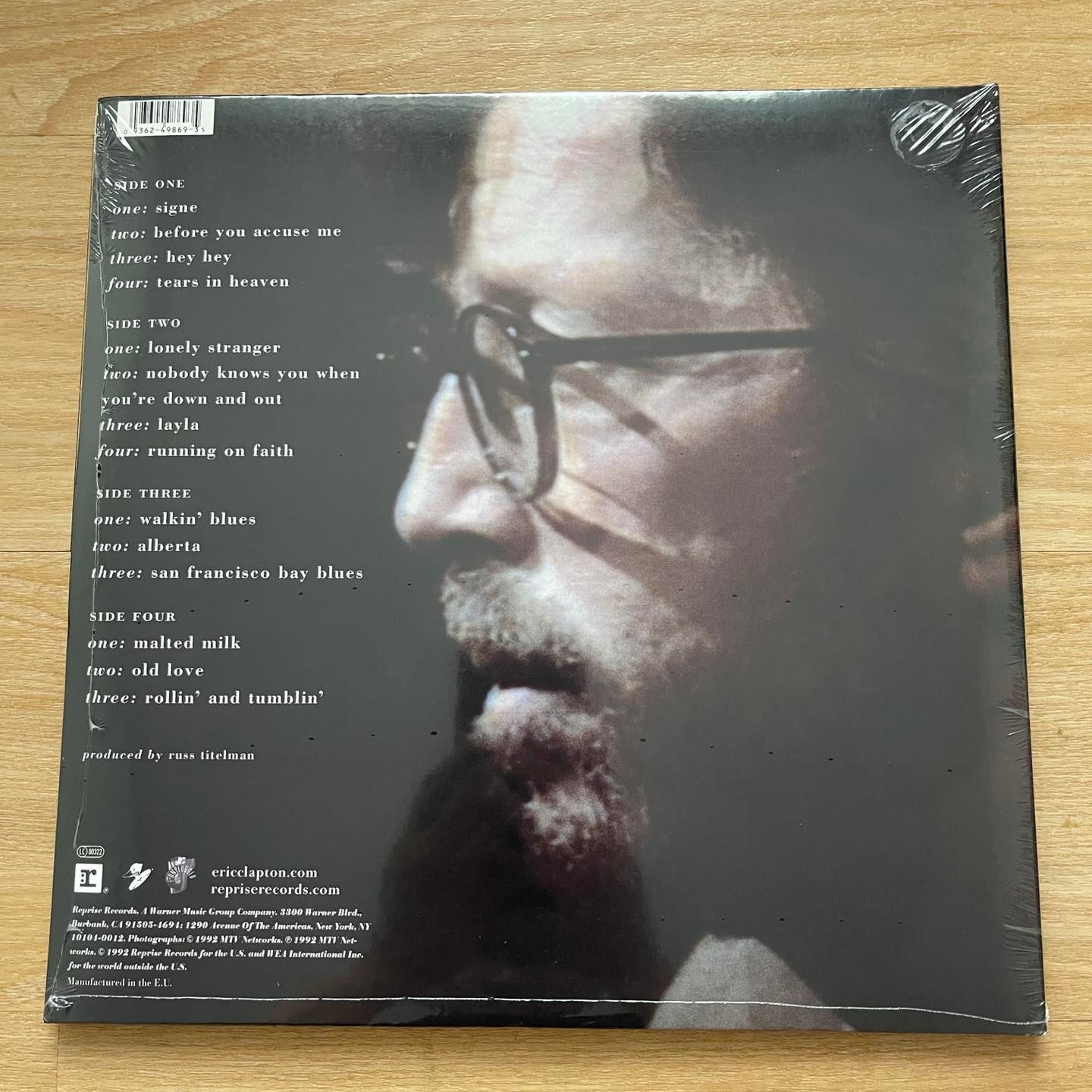แผ่นเสียง Eric Clapton – Unplugged , 2 x Vinyl, LP, Album, Reissue, แผ่นเสียงมือหนึ่ง ซีล