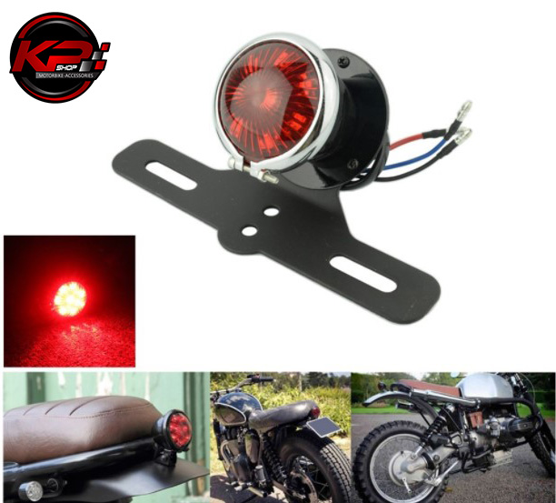 ไฟท้ายแต่ง พร้อมป้ายทะเบียน ช้อปเปอร์ คาเฟ่ คัสตอม