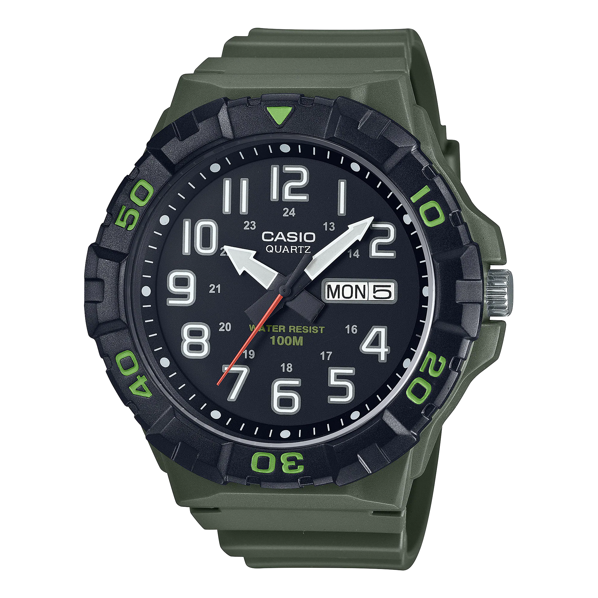 MRW-210H-3AV | อะนาล็อก - สุภาพบุรุษ | วัยหนุ่มสาว | นาฬิกา | CASIO