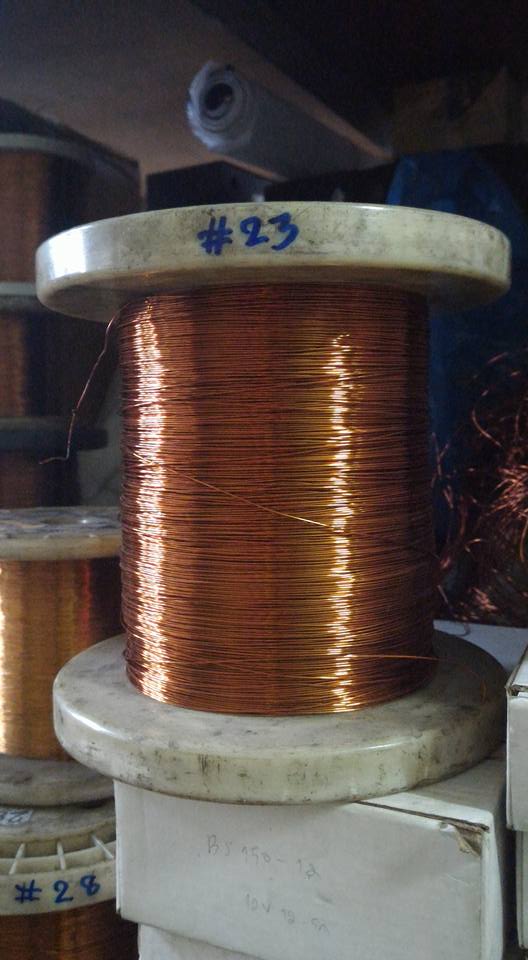 ขาย ลวดทองแดงเบอร์23SWG S.W.G แบ่งขายเป็นเมตร ลวดทองแดงอาบน้ำยาเบอรฺ์23AWG ลวดทองแดงแบ่งขายเป็นเมตร เมตร ละ . . . . หน่วย บาท