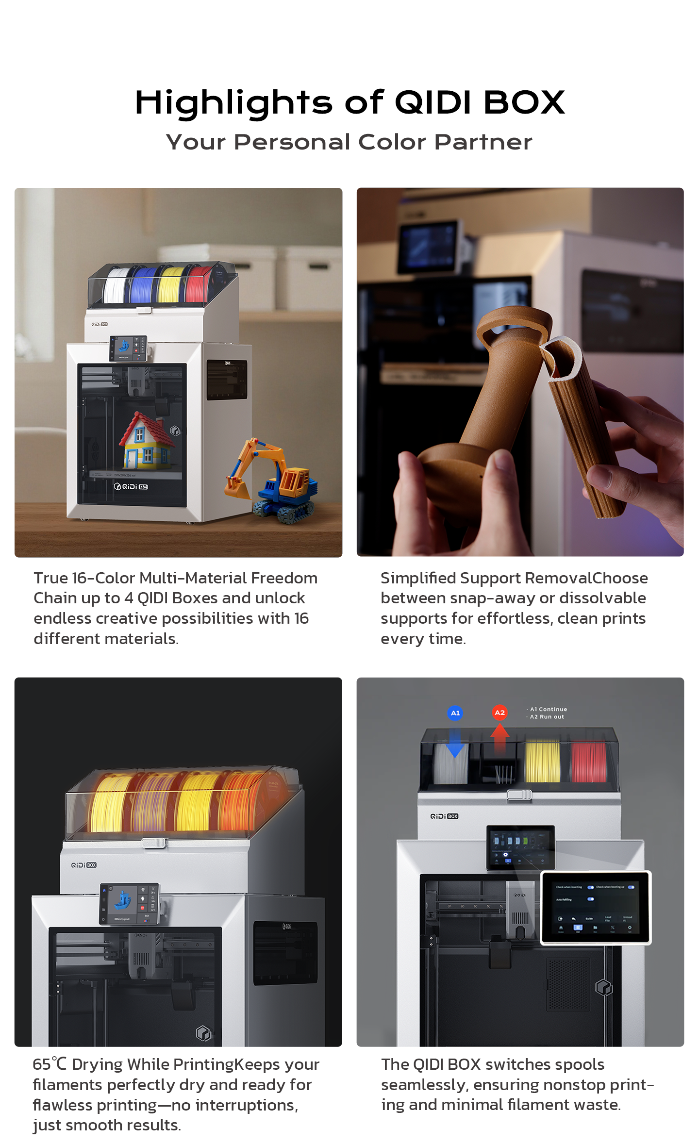 เครื่องพิมพ์ 3 มิติ (3D Printer) Qidi Q2 และ Q2 combo