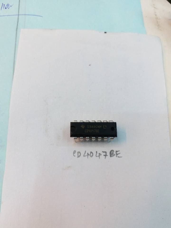 CD4047BEตัวถังDIP-14ขาIC-CMOSไอซี-ซีมอสยี่ห้อCDยี่ห้อTEXAS INSTRUMENT/ HARRISราคาตัวล่ะ
