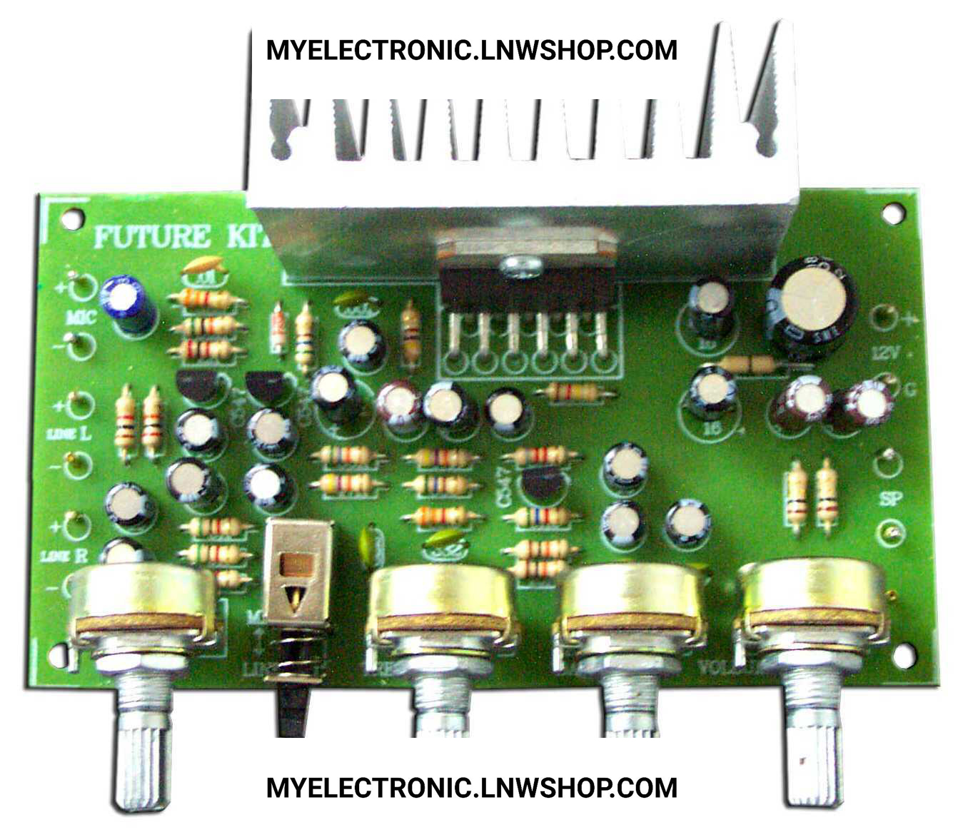 ขาย วงจร FA617 วงจร เครื่องขยายเสียงสำหรับครู ชุดลงปริ้น ชุดลงปริ้น ชุดสำเร็จ ประกอบลงปริ้นแล้ว ยี่ห้อ ฟิวเจอร์คิท FUTUREKIT โครงงาน อิเล็กทรอนิกส์ เพื่อการศึกษา โปรเจ็ค PROJECT นักเรียน นักศึกษา ราคา ชุดประกอบลงปริ้น แล้วตัวละ ชุดละ . . . , หน่วย บาท