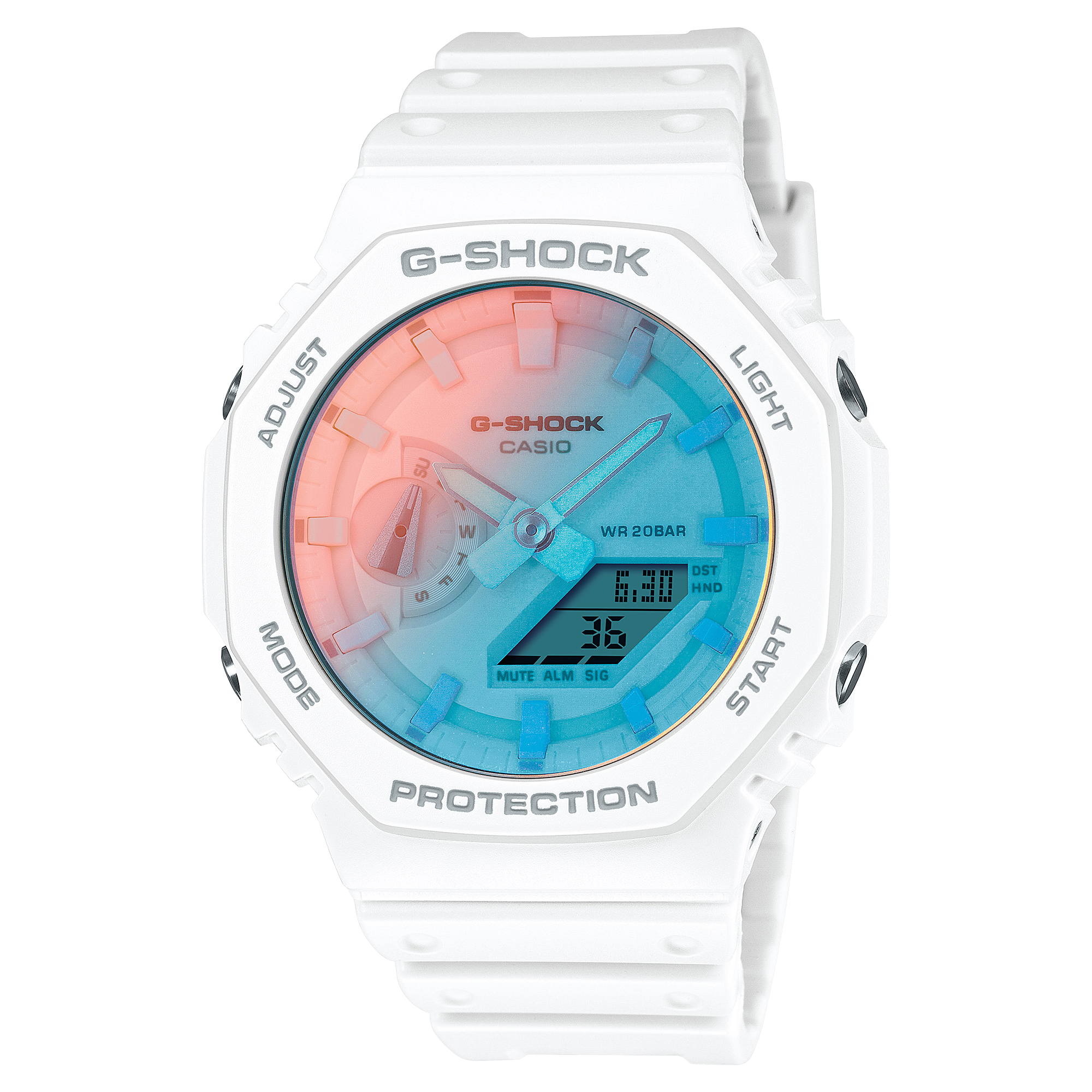 GA-2100TL-7A | อะนาล็อก-ดิจิตอลมาตรฐาน | ซีรีส์ 2100 | G-SHOCK | นาฬิกา | CASIO