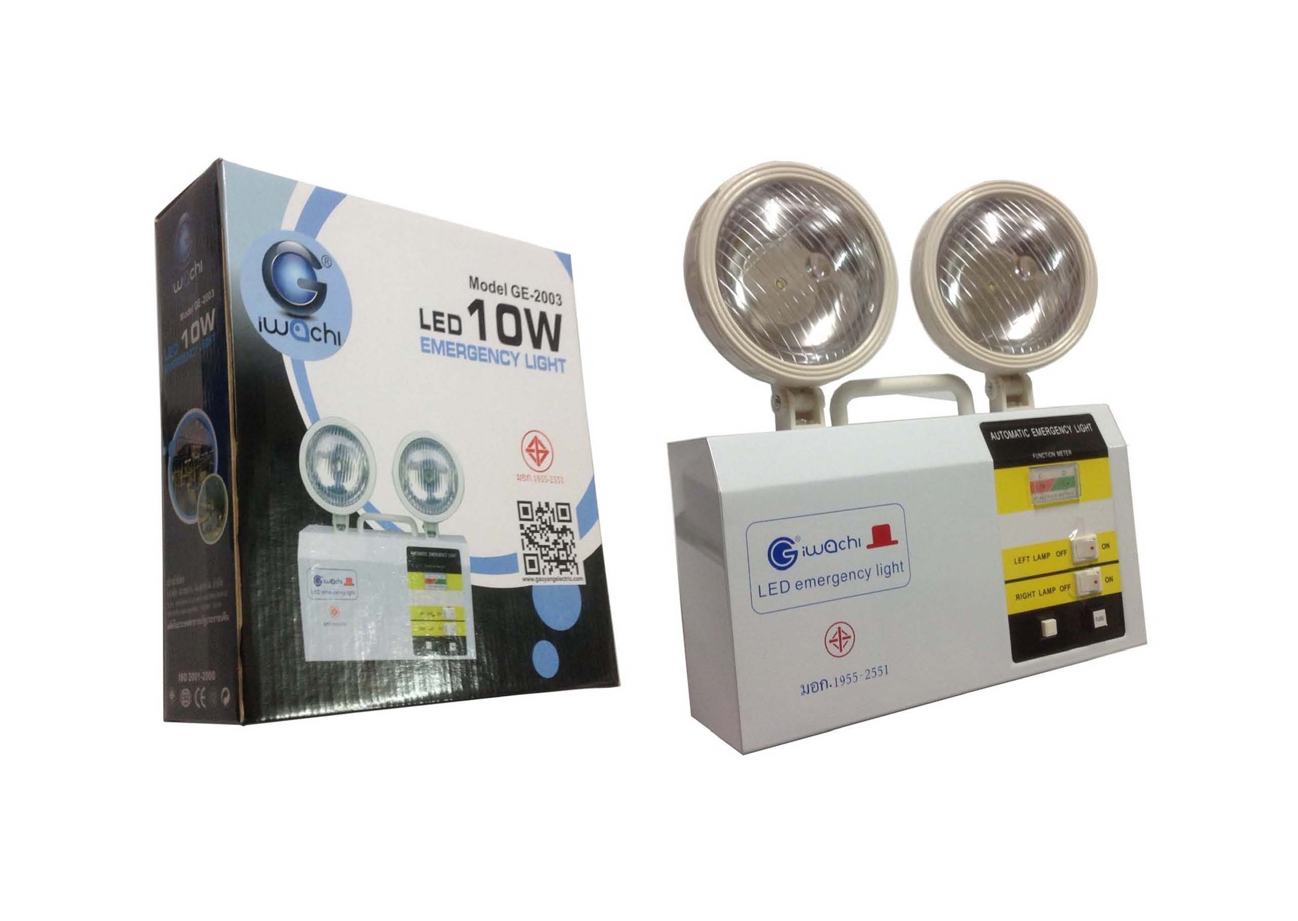IWACHI ไฟฉุกเฉิน Automatic Emergency Light 10W รุ่น GE-2003