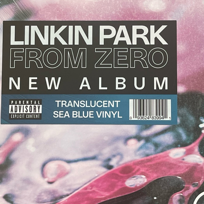 แผ่นเสียง Linkin Park - From Zero , Vinyl, LP, Translucent Sea Blue ,US มือหนึ่ง ซีล