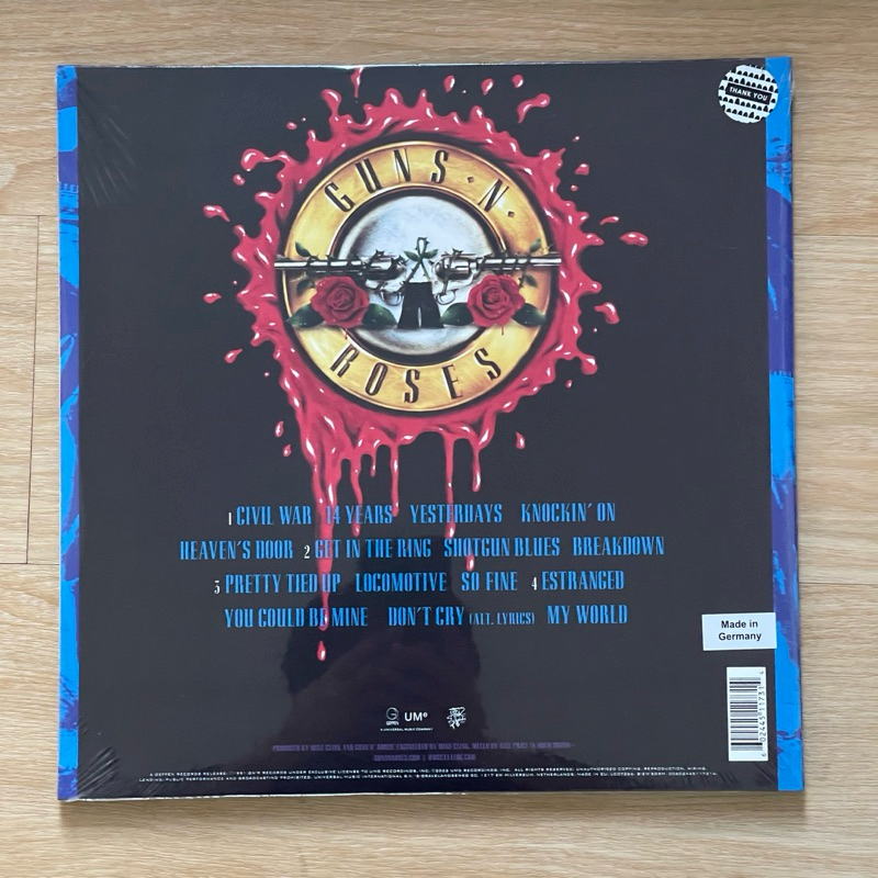แผ่นเสียง Guns N' Roses อัลบั้ม Used Your Illusion II / 2 x Vinyl, LP, Album, Remastered แผ่นเสียงมือหนึ่ง ซีล