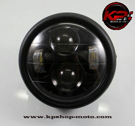 ไฟหน้ามอเตอรไซค์แนวช้อปเปอร์คาเฟ่