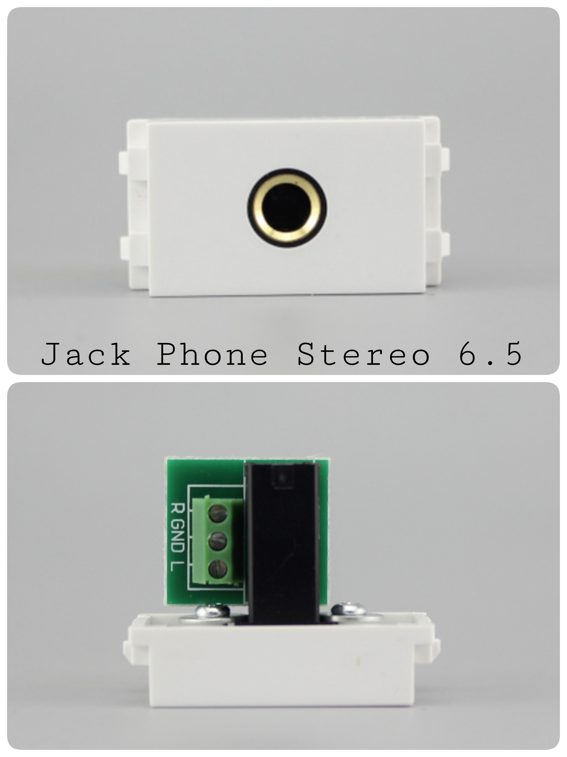 หน้ากาก Jack Phone 6.5mm. รุ่น JPSW