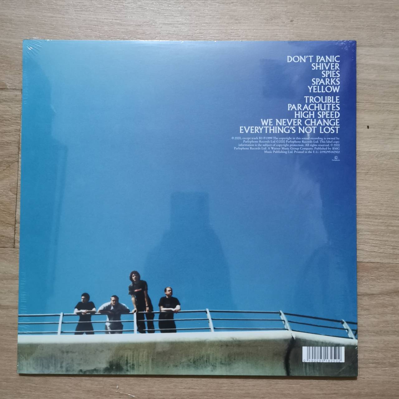 แผ่นเสียง COLDPLAY อัลบั้ม PARACHUTES / 20TH ANNIVERSARY / translucent yellow vinyl แผ่นเสียงใหม่ ซีล