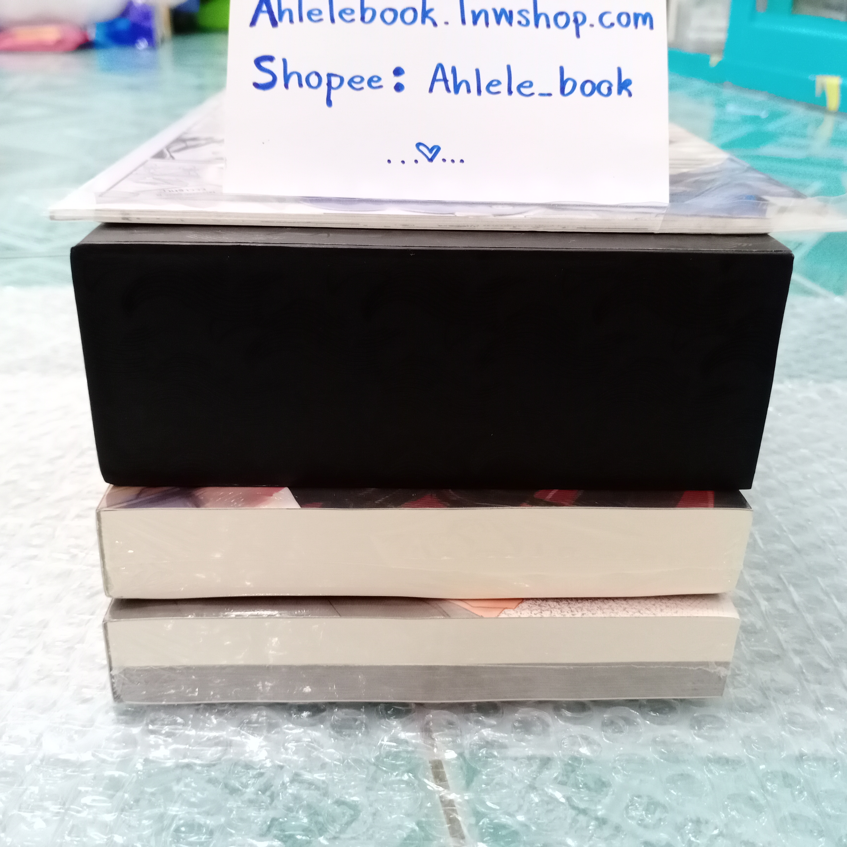 [นิยายวาย][มือ1] Boxset จ้าวธารา หนังสือ 2 เล่มจบ + *เปเปอร์การ์ตูน + โดจิน seven days + สแตนดี้ 3 ลาย + ที่คั่นไดคัท