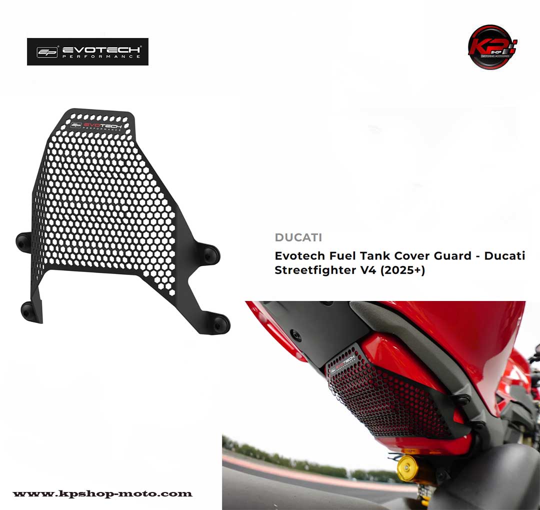 การ์ดถังน้ำมัน Evotech Fuel Tank Cover Guard - Ducati Streetfighter V4 (2025+)