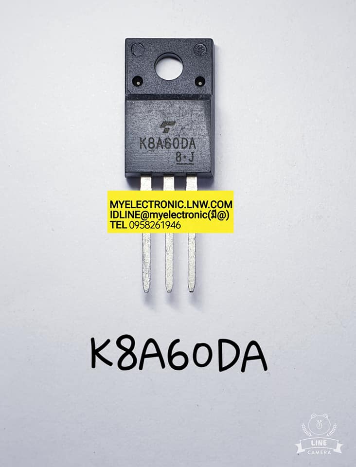ขาย K8A60DA ตัวถังTO220F/3ขา ราคา ตัวละ . บาท มีหน้าร้านอยู่บ้านหม้อ กรุงเทพ ส่งของเร็ว มาซื้อหน้าร้านได้