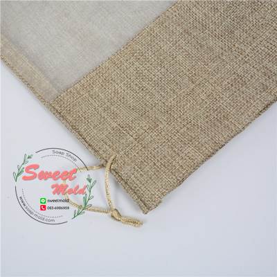 ถุงผ้าสีน้ำตาลมีช่องมองเห็นสินค้า 25 ชิ้น (คลิกเพื่อเลือกขนาด)