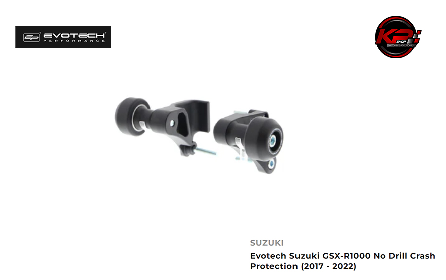 กันล้มกลาง Evotech Suzuki GSX-R1000 No Drill Crash Protection (2017 - 2022)