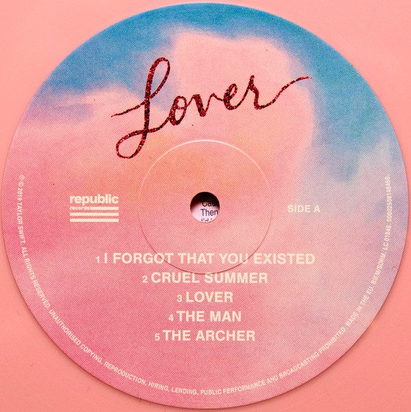 แผ่นเสียง Taylor Swift – Lover *limited 2 colored vinyl, LP ,EU มือหนึ่ง ซีล