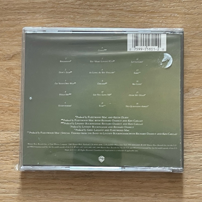 CD ซีดีเพลง Fleetwood Mac – Greatest Hits ,CD, Compilation ,แผ่นแท้ ใหม่ ซีล