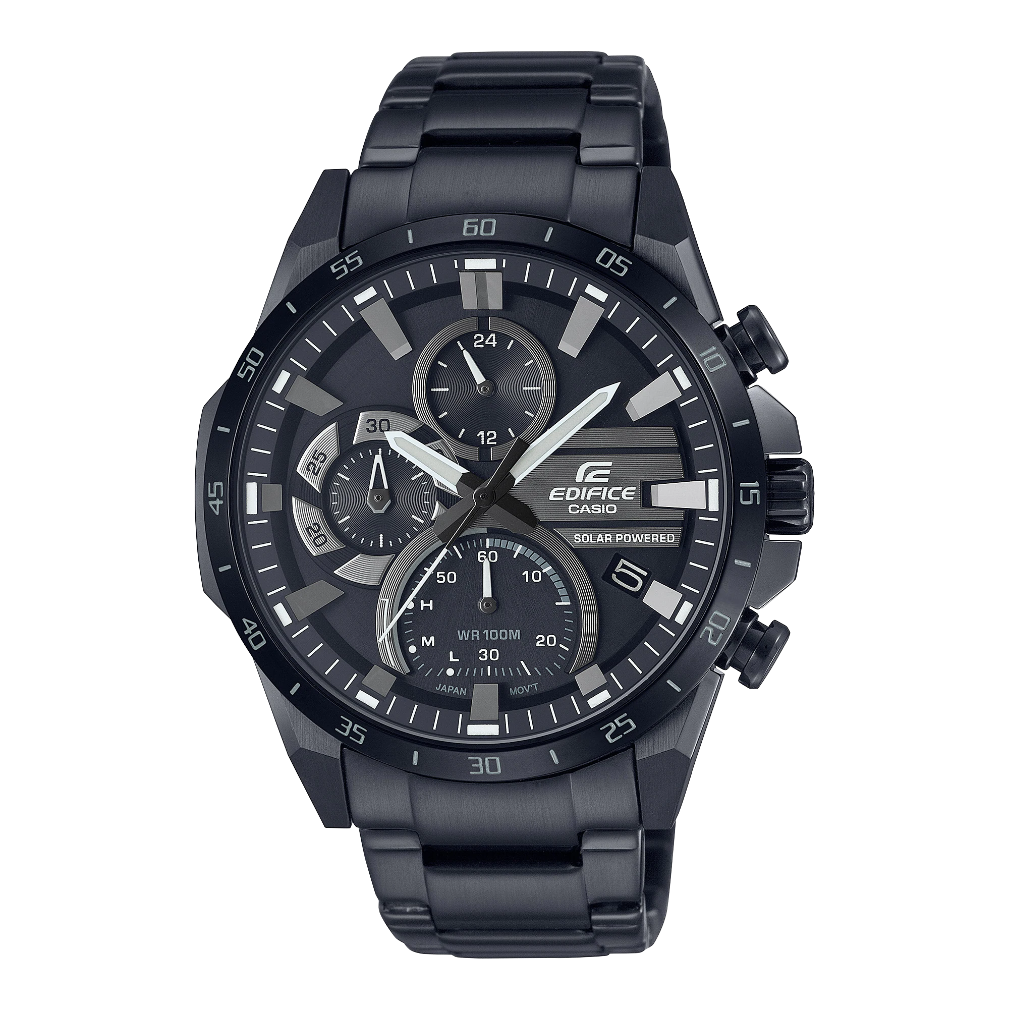 EQS-940DC-1AV | โครโนกราฟพลังงานแสงอาทิตย์ | นาฬิกา | CASIO