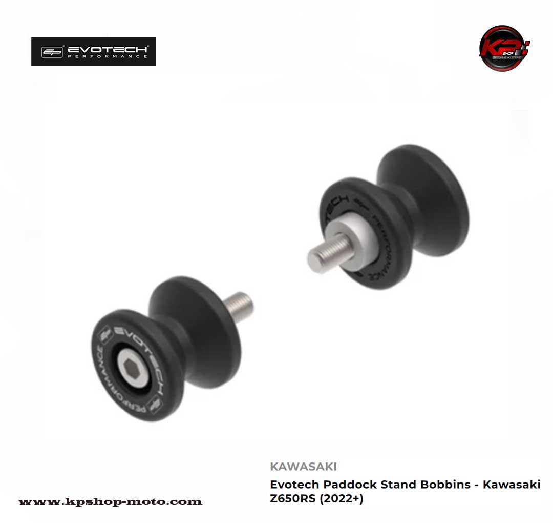 สปูนยกรถ Evotech Paddock Stand Bobbins - Kawasaki Z650RS (2022+)