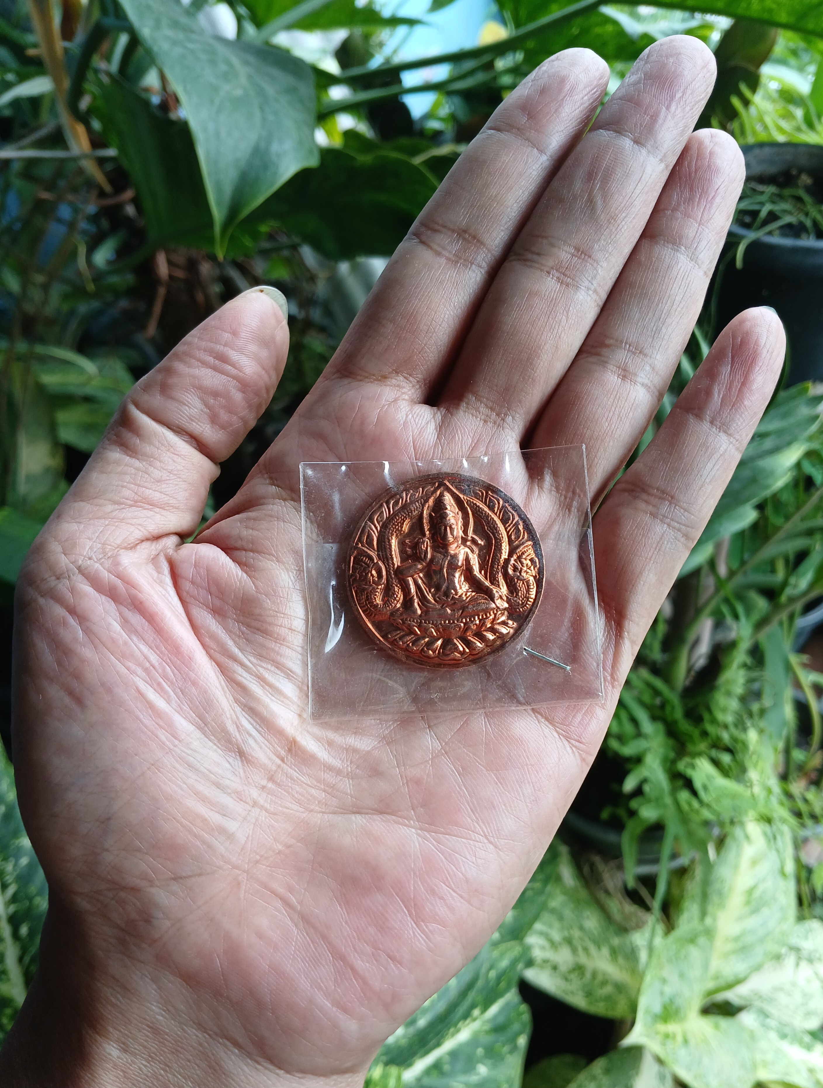 เหรียญจตุคามรามเทพ รุ่นรวยล้นฟ้า ปี 2550 เนื้อทองแดง ฃนาด 3.5 ซม. รวม 10 เหรียญ (มีกล่อง4 / ไม่มีกล่อง6)