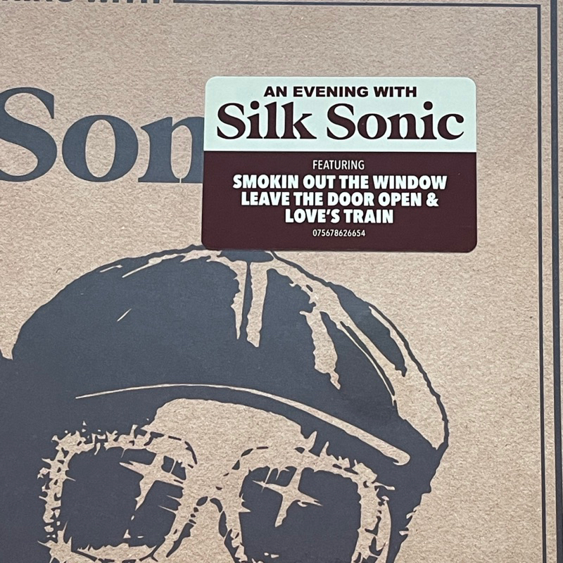 แผ่นเสียง Silk Sonic – An Evening With Silk Sonic **Limited Edition, Bonus Track 10 เพลง แผ่นเสียง มือหนึ่ง ซีล