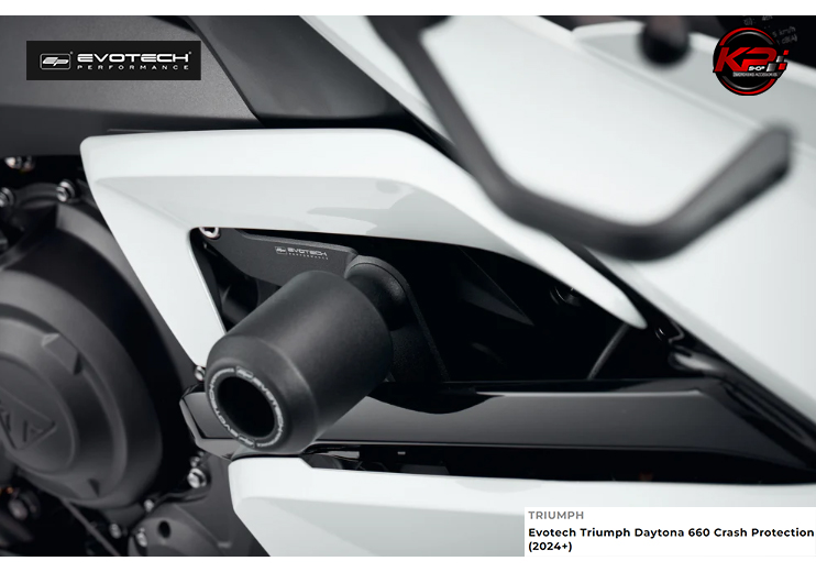 กันล้มกลาง Evotech Triumph Daytona 660 Crash Protection (2024+)