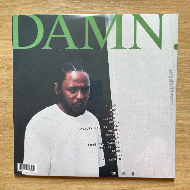 แผ่นเสียง kendrick Lamar – Damn , 2 x Vinyl, LP, Album, มือหนึ่ง ซีล